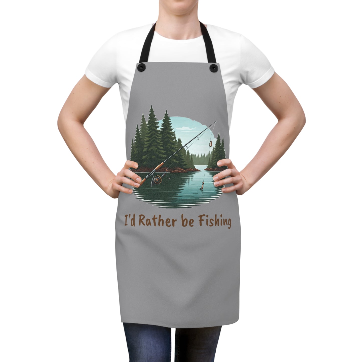 I'd Rather Be Fishing Apron