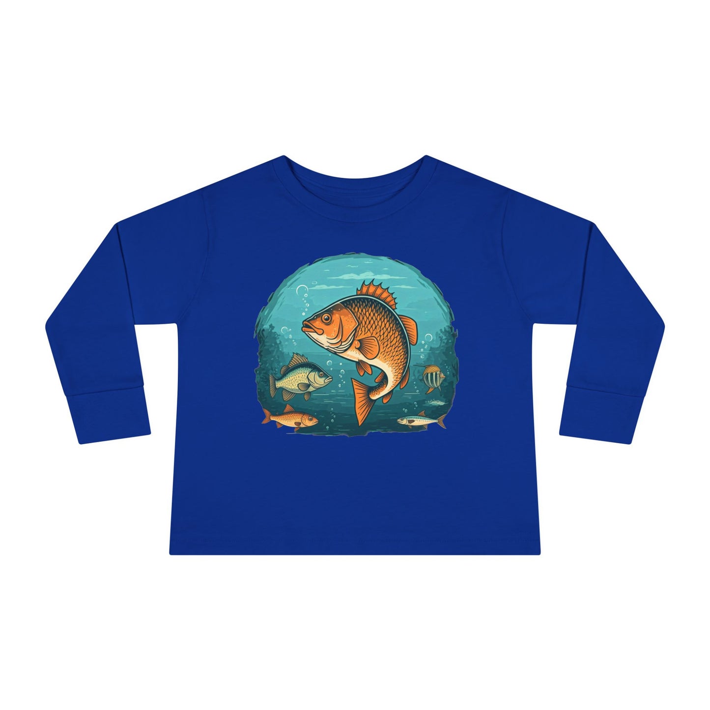 Fishing Toddler Long Sleeve Tee