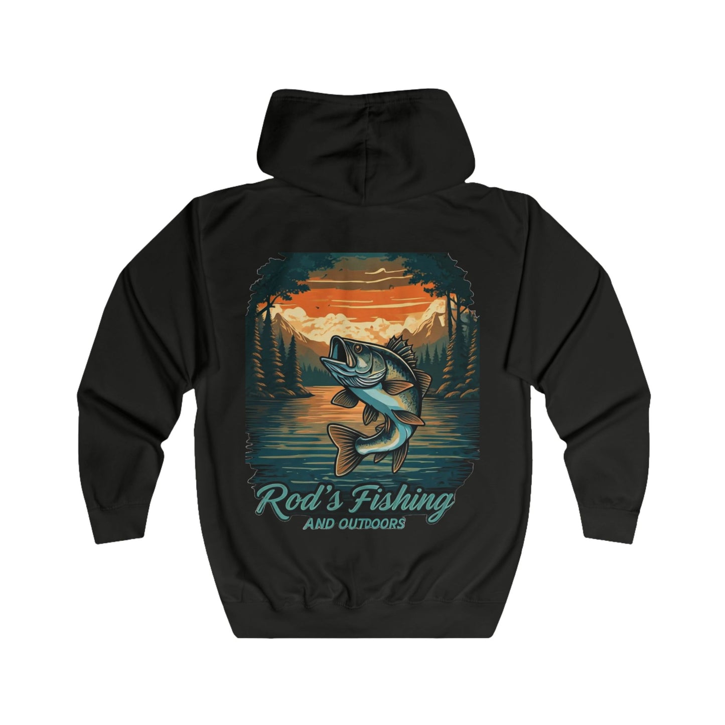 Rod's Fishing and Outdoors Unisex Full Zip Hoodie