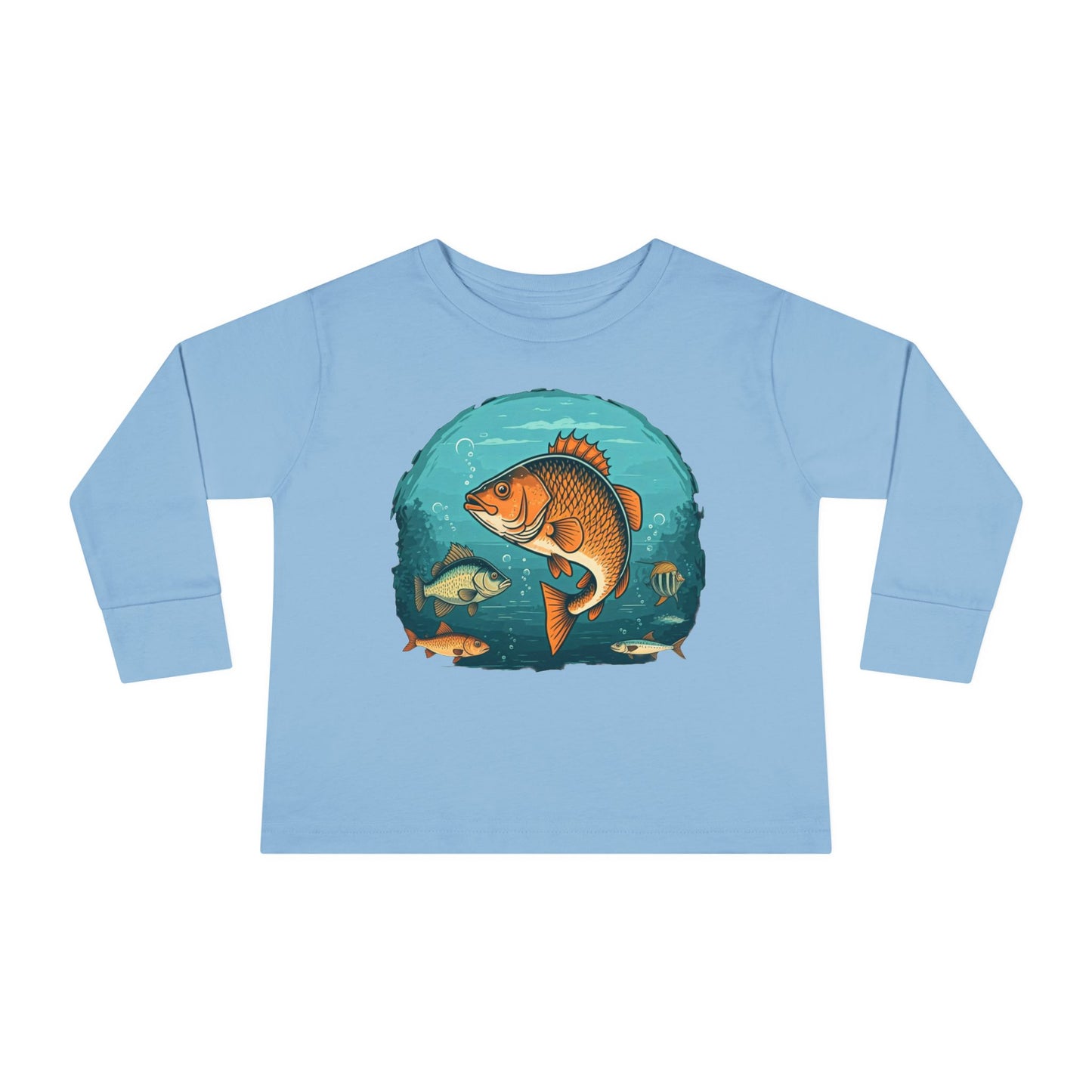 Fishing Toddler Long Sleeve Tee