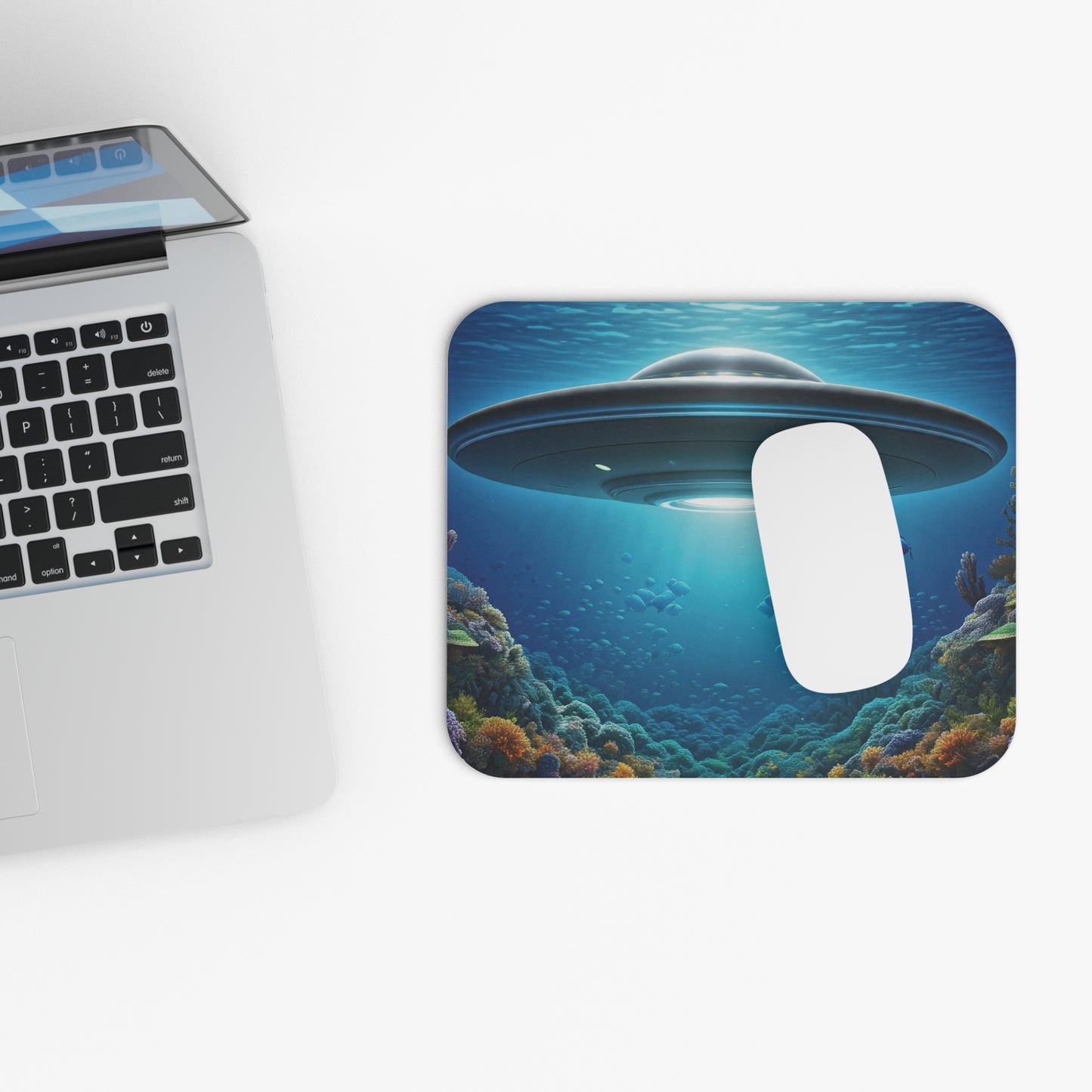 Alien Ocean Mouse Pad - 9"X8"