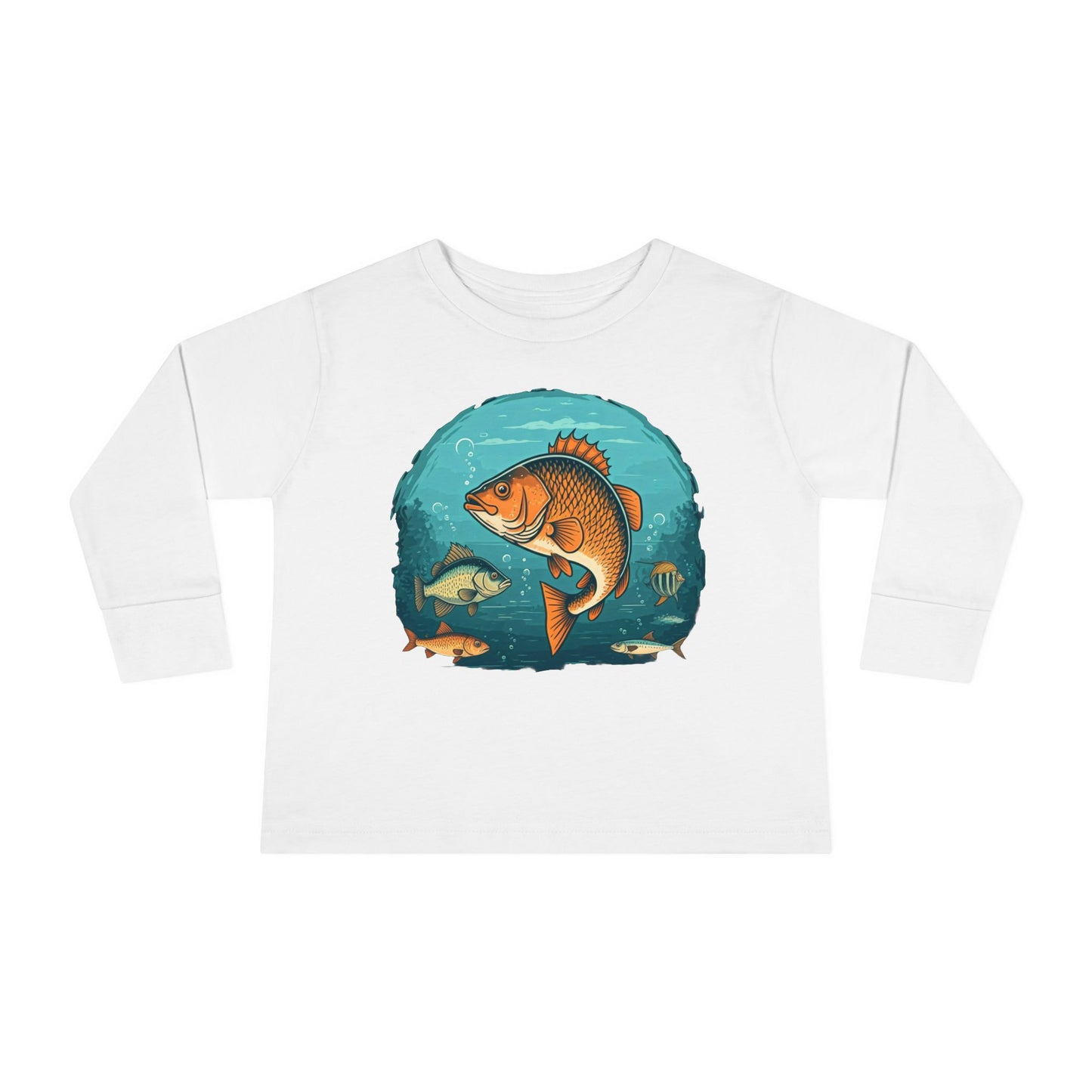 Fishing Toddler Long Sleeve Tee