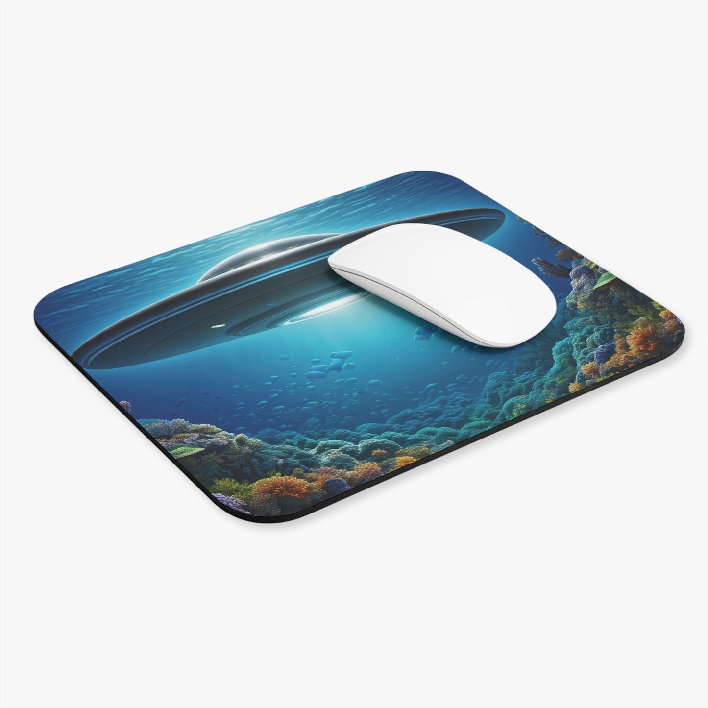 Alien Ocean Mouse Pad - 9"X8"