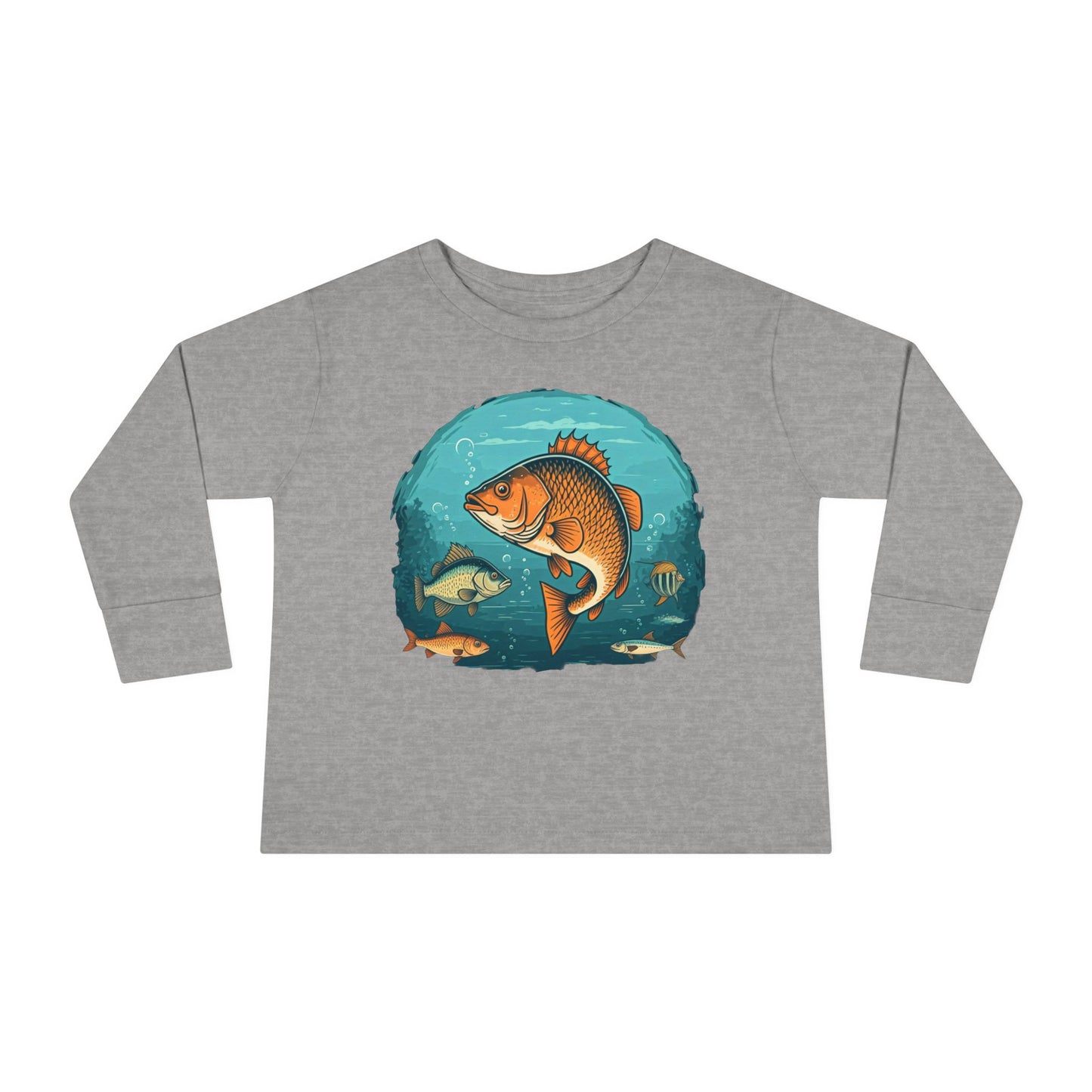 Fishing Toddler Long Sleeve Tee