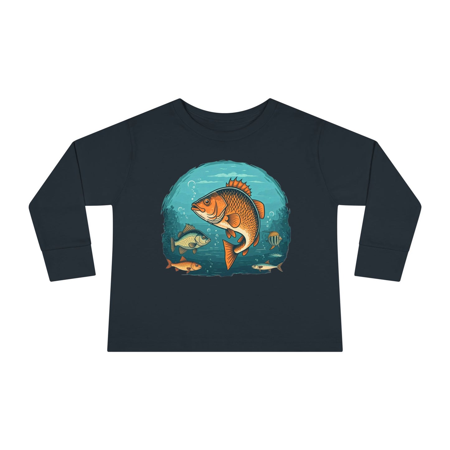 Fishing Toddler Long Sleeve Tee