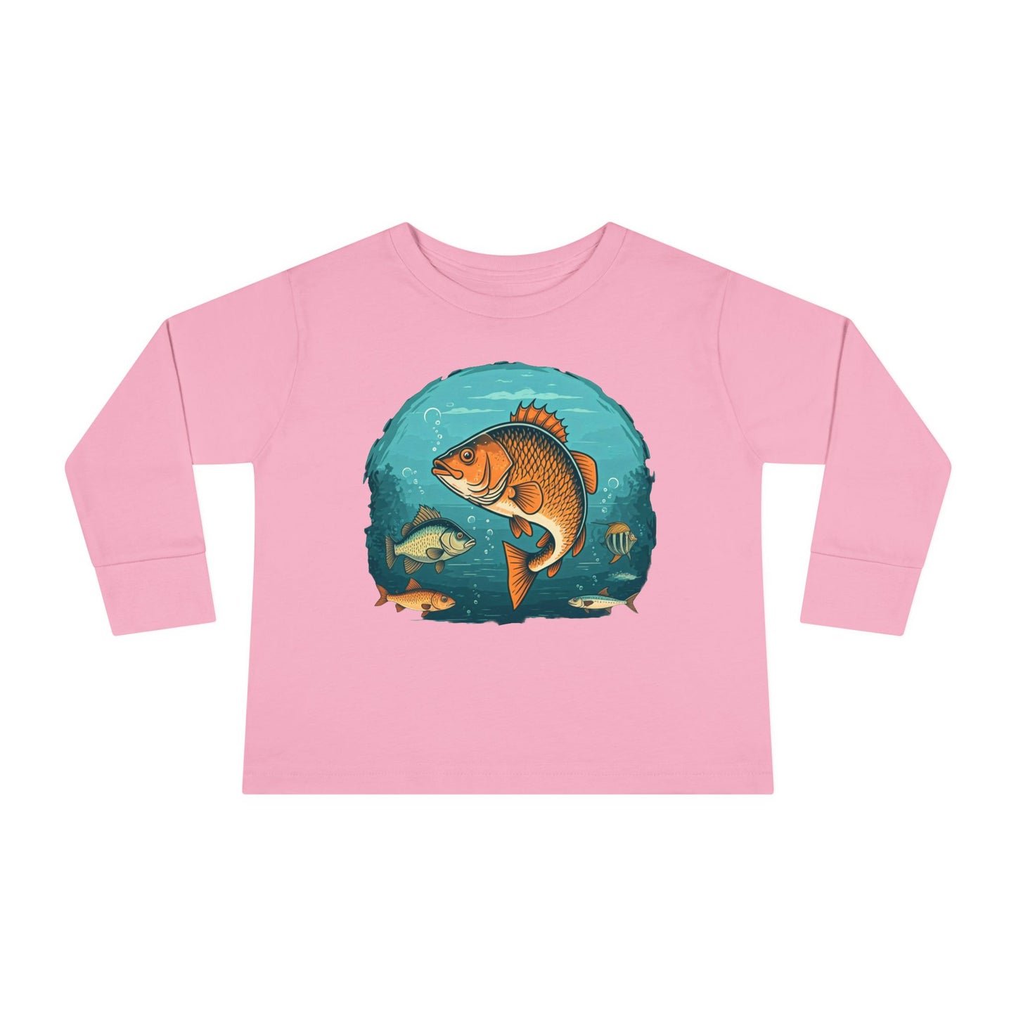 Fishing Toddler Long Sleeve Tee