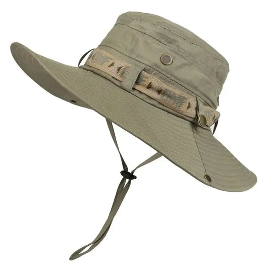 Summer Bucket Hat with Wide Brim