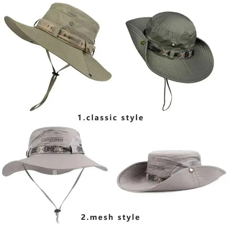 Summer Bucket Hat with Wide Brim