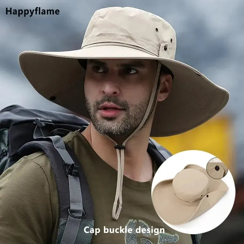 Summer Fishing Hat with Breathable Mesh