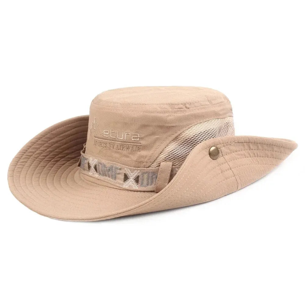 Summer Bucket Hat with Wide Brim