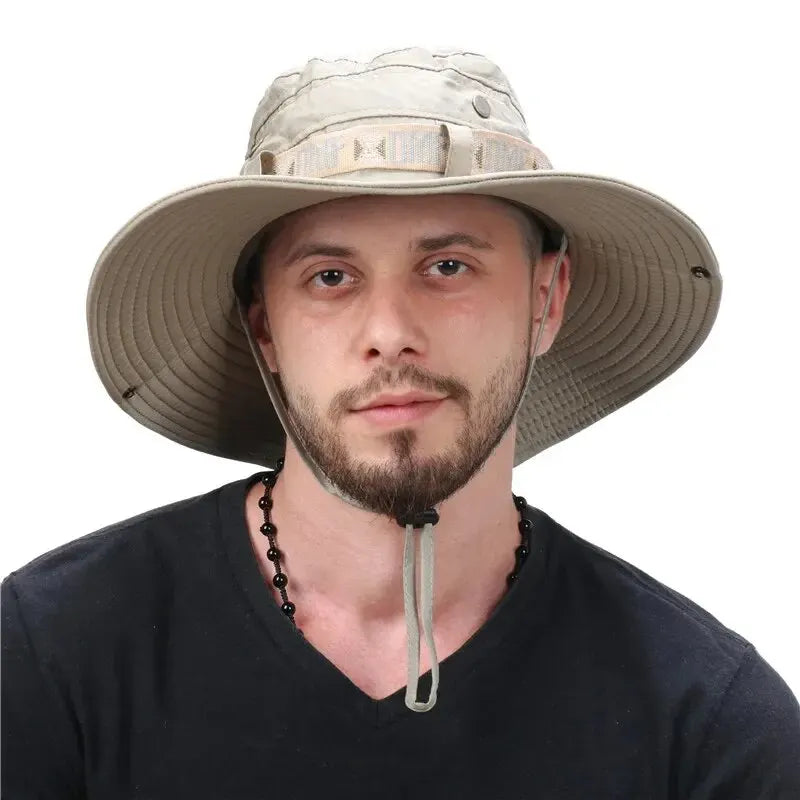 Summer Bucket Hat with Wide Brim