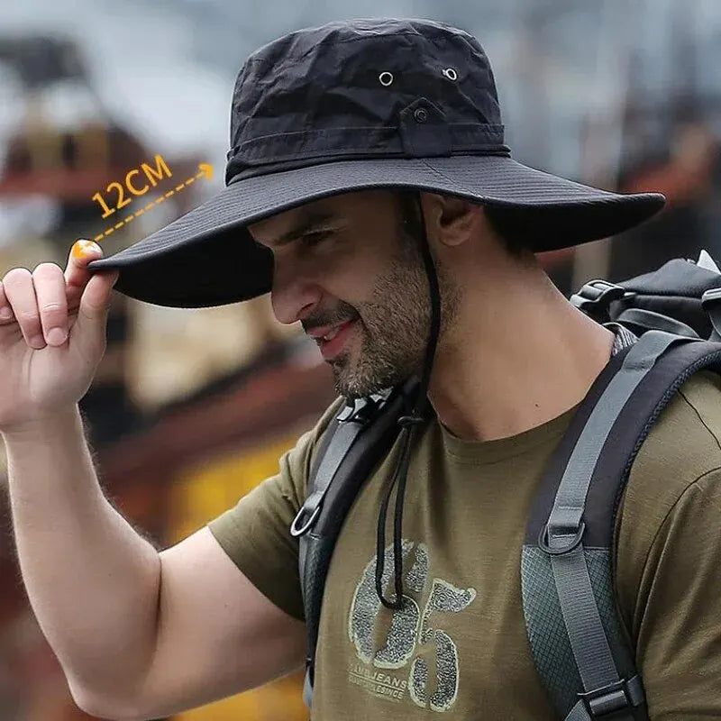 Summer Fishing Hat with Breathable Mesh