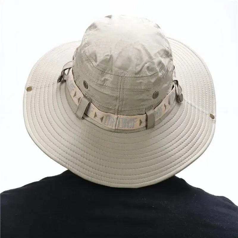 Summer Bucket Hat with Wide Brim