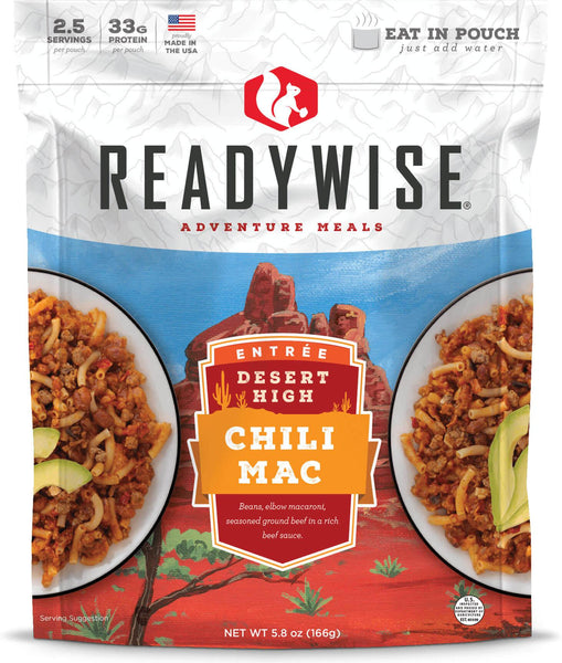 READYWISE Desert High Chili Mac with Beef 6 CT Case