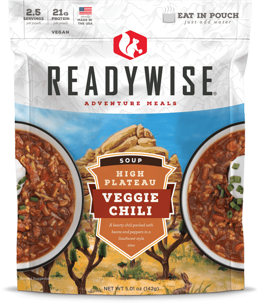 READYWISE High Plateau Veggie Chili Soup 6 CT Case