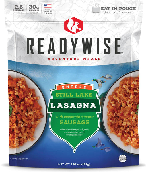 READYWISE Still Lake Lasagna with Sausage 6 CT Case