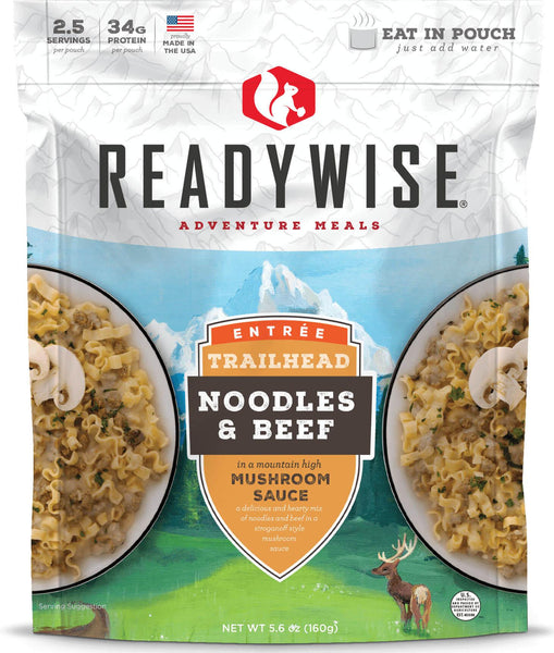 READYWISE Trailhead Noodles & Beef 6 CT Case