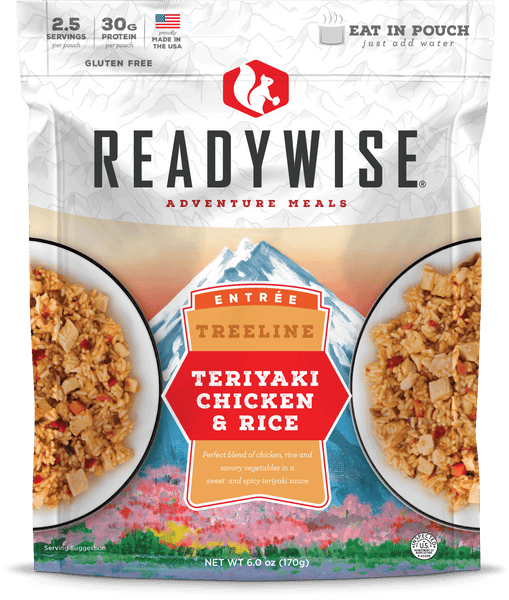 READYWISE Treeline Teriyaki Chicken & Rice 6 CT Case